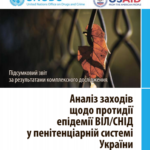 Анализ мероприятий по противодействию эпидемии ВИЧ/СПИД в пенитенциарной системе Украины