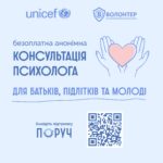 Поруч 18 місяців: групи підтримки для підлітків, батьків та освітян